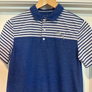 Junior PUMA golf polo with CLOUDSPUN fabric in size large